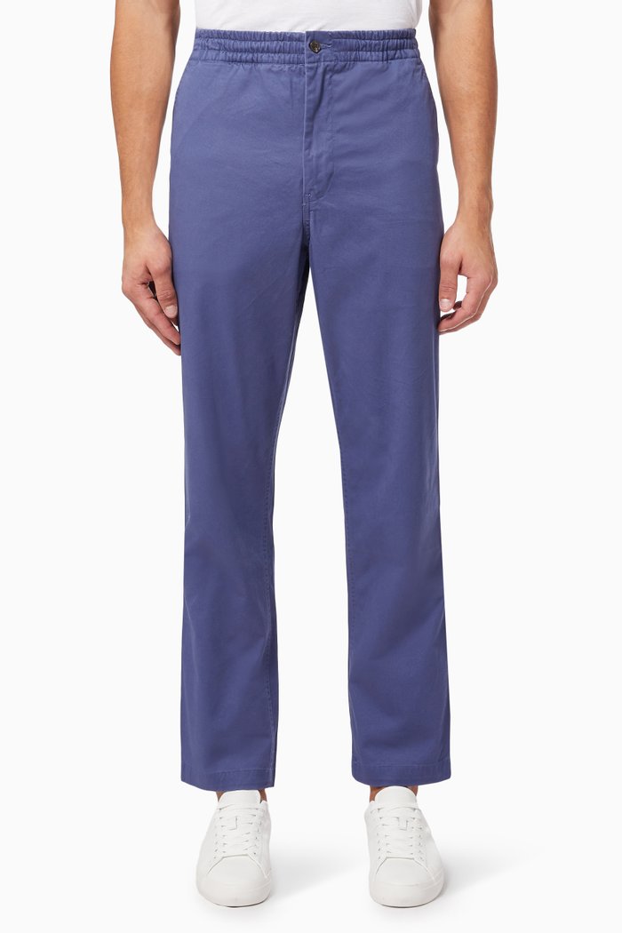 

Classic Tapered Fit Prepster Pants in Stretch Twill, Blue