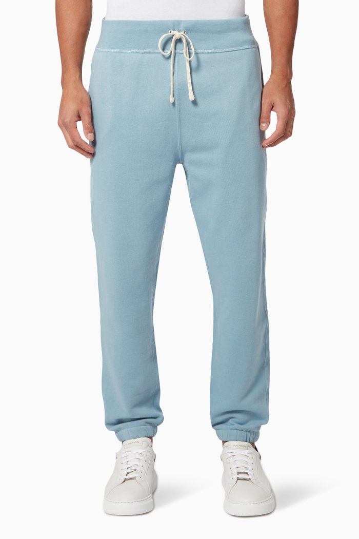 

Jogger Pants in Cotton Terry, Blue
