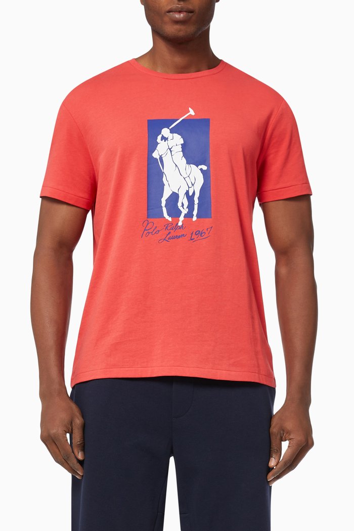 

Big Pony T-shirt in Cotton Jersey, Red
