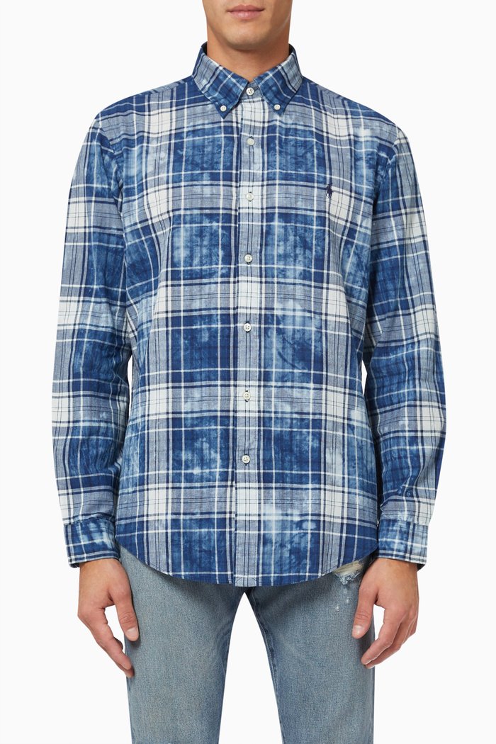 

Custom Fit Shirt in Cotton, Multicolour