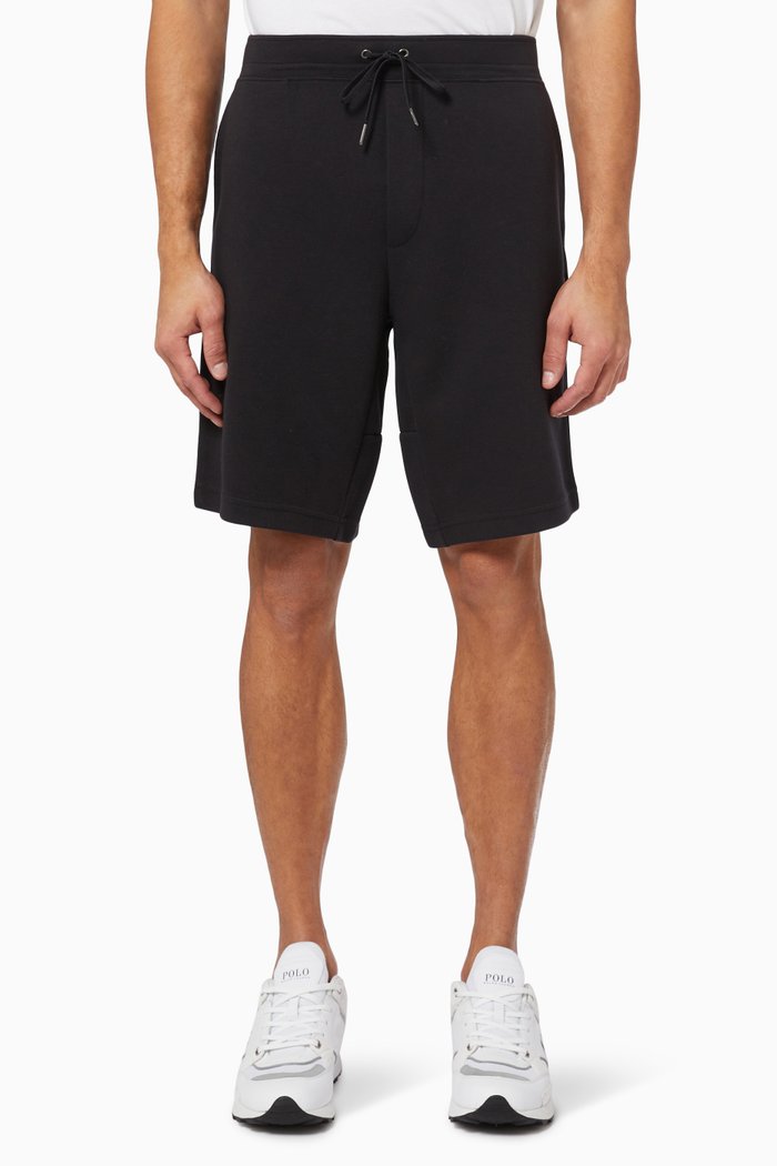

Tech Shorts in Double Knit, Black