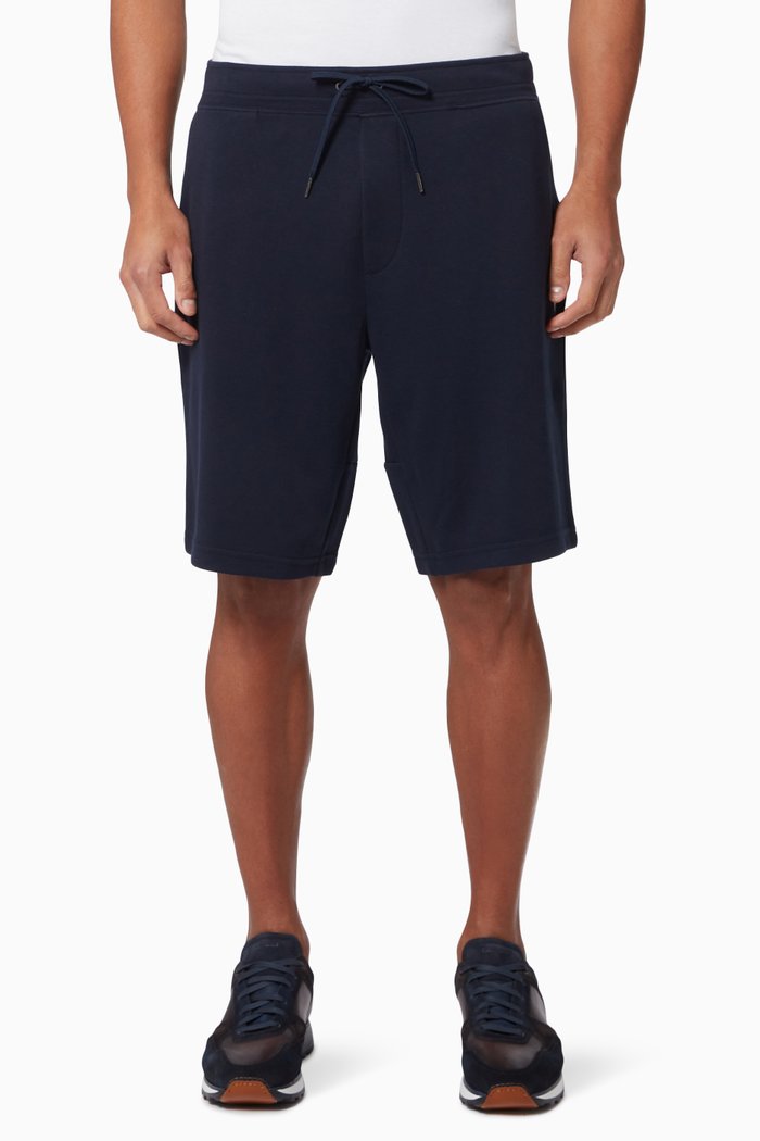 

Tech Shorts in Double Knit, Blue