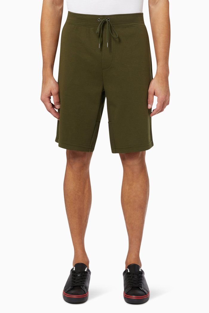 

Tech Shorts in Double Knit, Green
