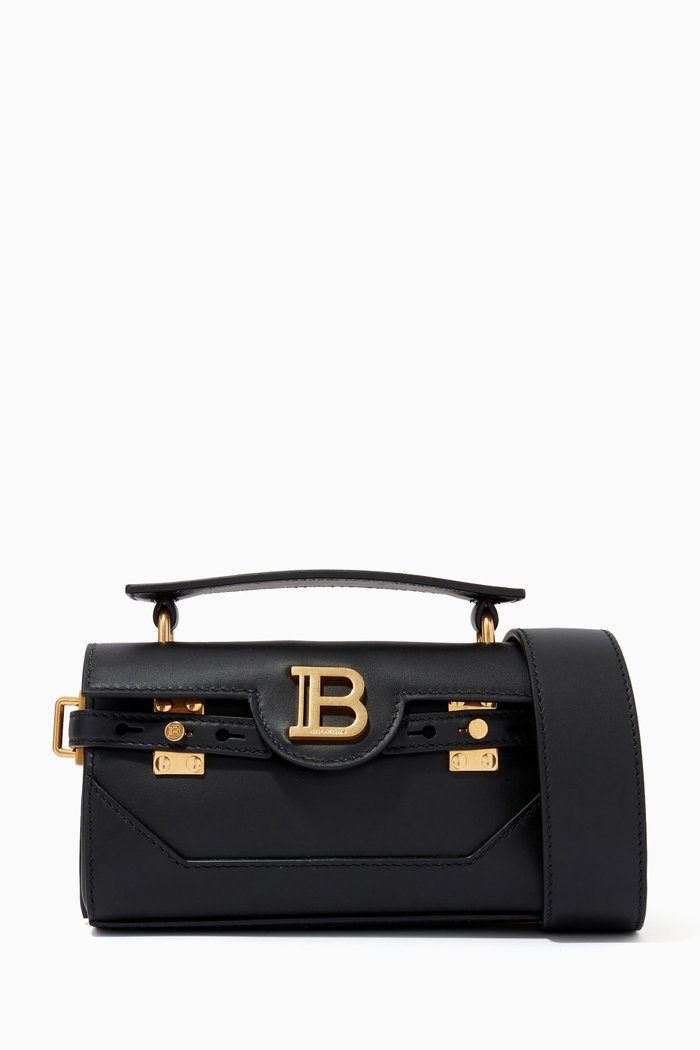 

B-Buzz 19 Baguette Bag in Smooth Leather, Black