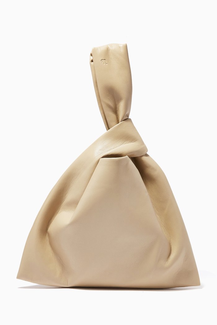 

Jen Tote Bag in Vegan Leather, Neutral