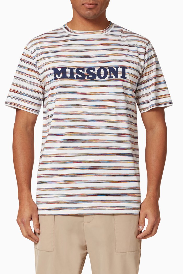 

Logo T-shirt in Cotton Jersey, Blue