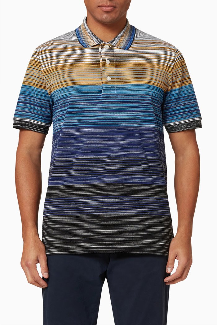 

Polo Shirt in Cotton Piqué, Multicolour
