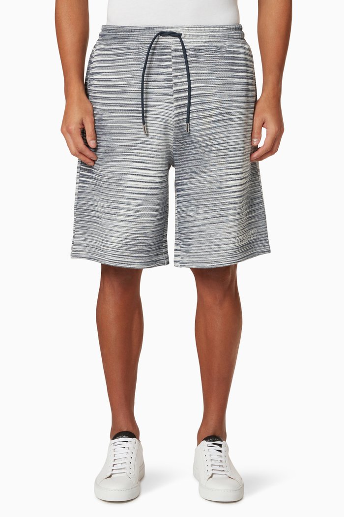 

Shorts in Cotton Fleece, Black