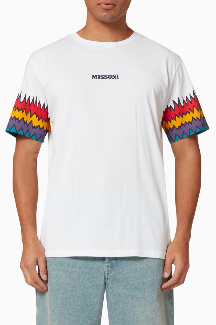 

T-shirt in Cotton Jersey, White