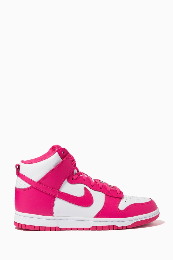 

Dunk Low-top Sneakers in Leather, Pink