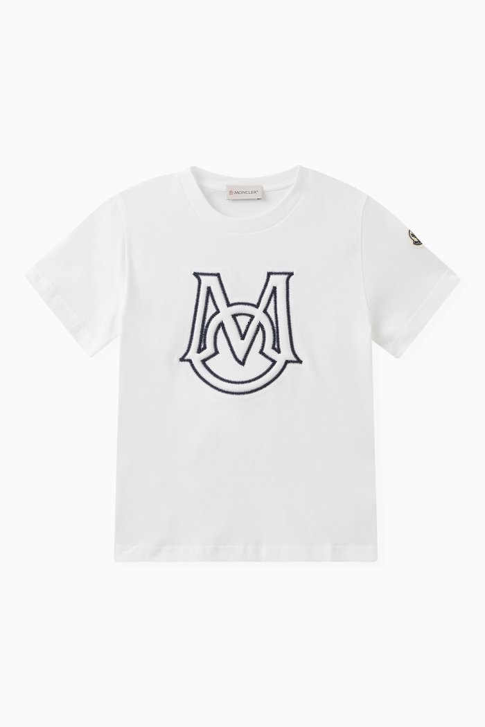 

Short Sleeved Logo T-Shirt in Cotton, White