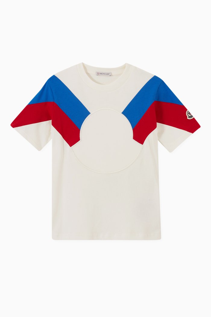 

Stripe Logo T-shirt in Cotton, Grey