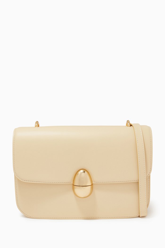 

Phoenix Bag in Calf Leather, Neutral