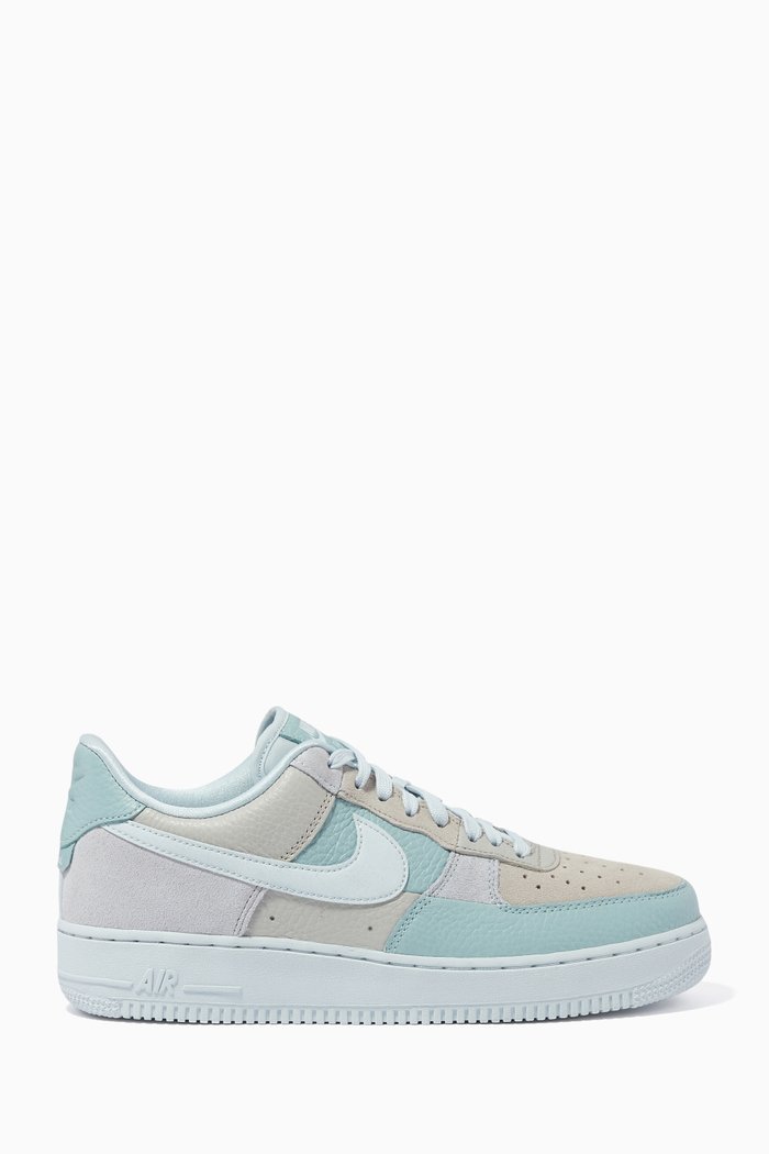 

Be Kind Air Force 1 '07 Low NH1 Sneakers in Pebbled Leather, Blue