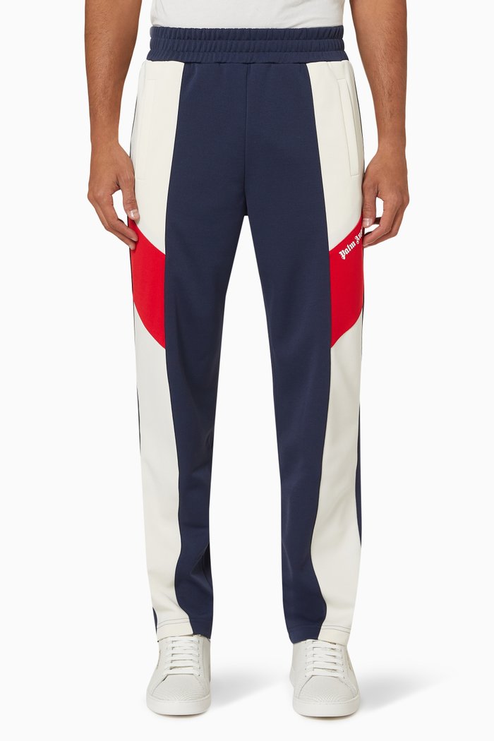 

Colourblock Track Pants in Nylon, Blue