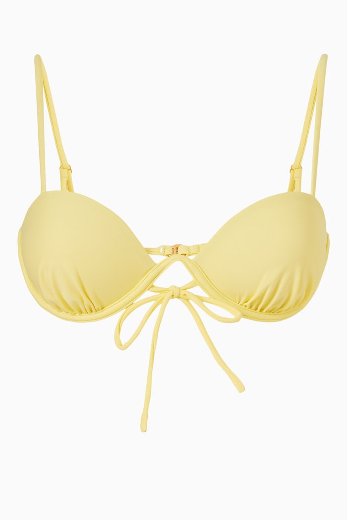 

Elany Bikini Top in Lycra, Yellow