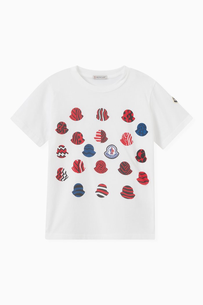 

Moncler Badge T-shirt in Jersey, Neutral