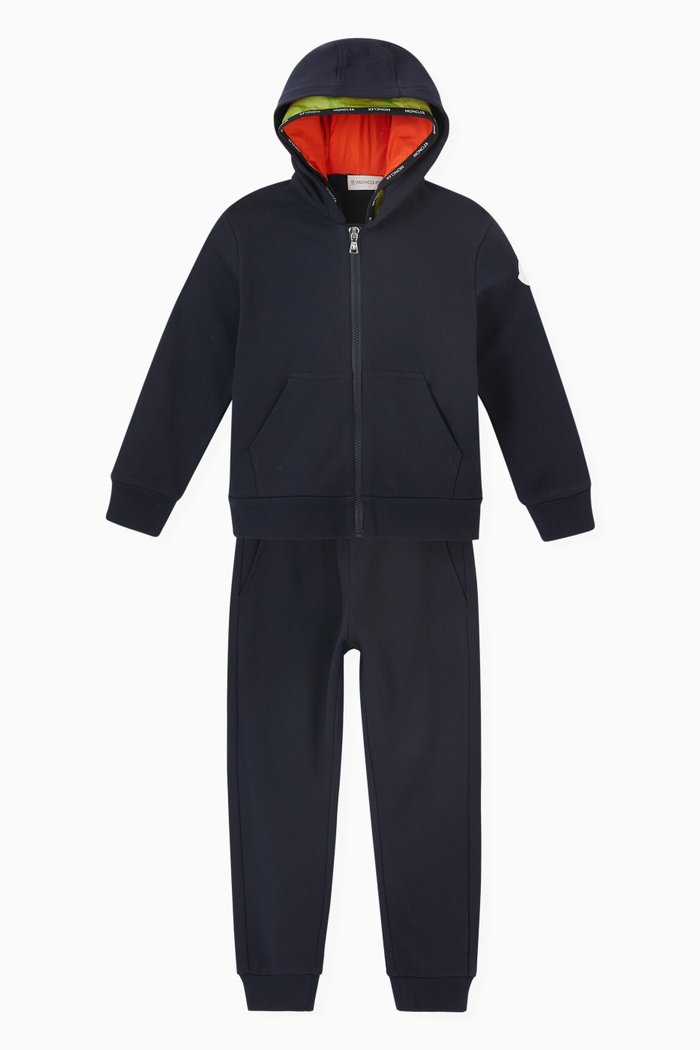 

Knitted Tracksuit in Cotton, Black