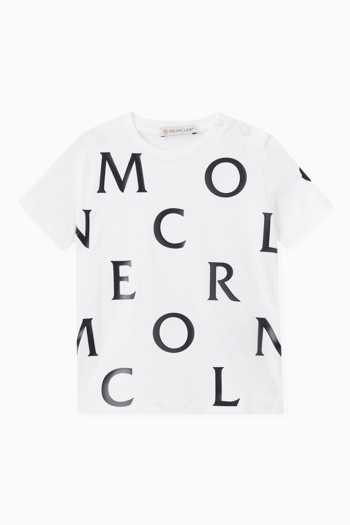 

Logo T-shirt in Stretchy Cotton, Neutral