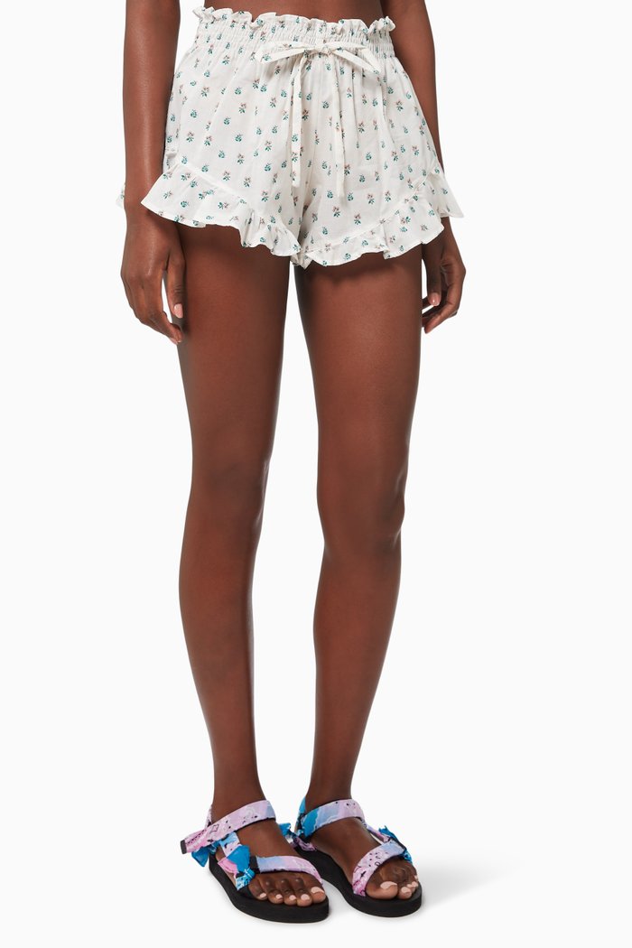 

Boho Shorts in Cotton, White
