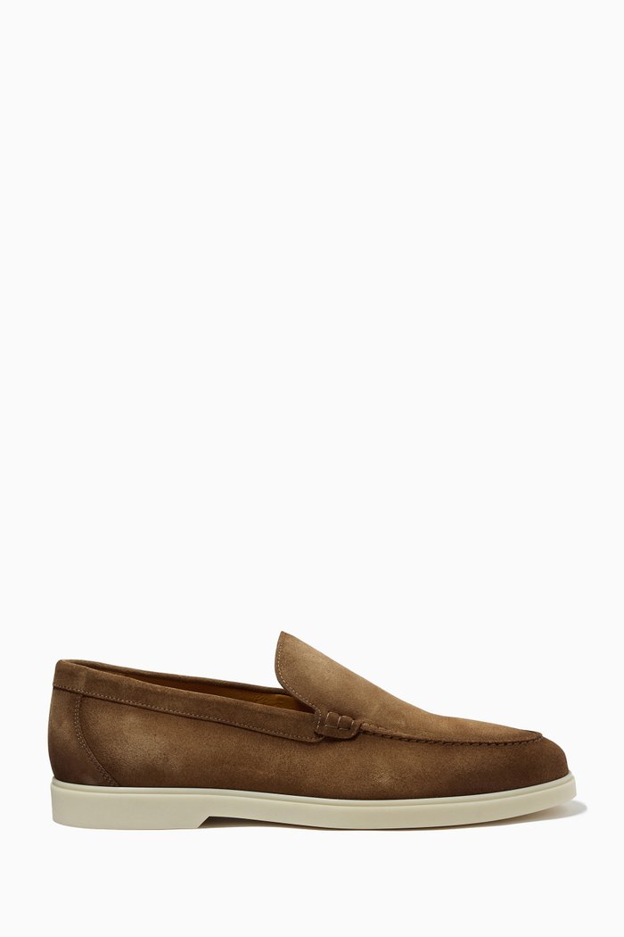

Javea Loafers in Suede, Brown