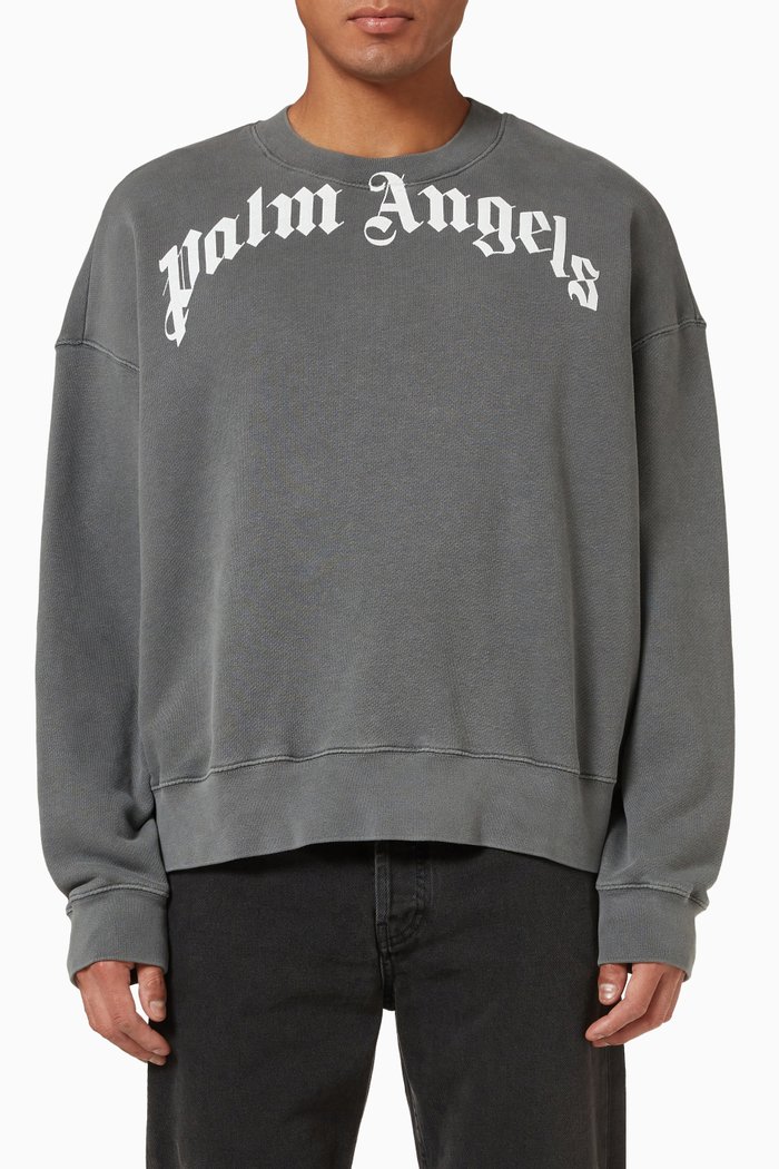 

Sweatshirt in Fleece, Black