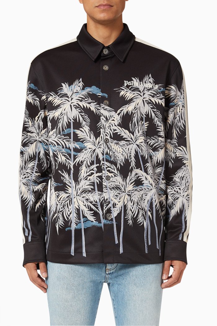 

Palms Track Shirt in Fabric, Blue