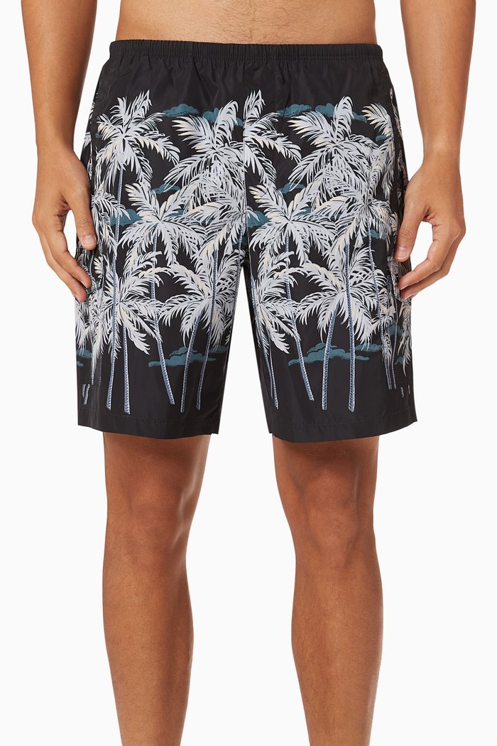 Palm Swim Shorts, Black