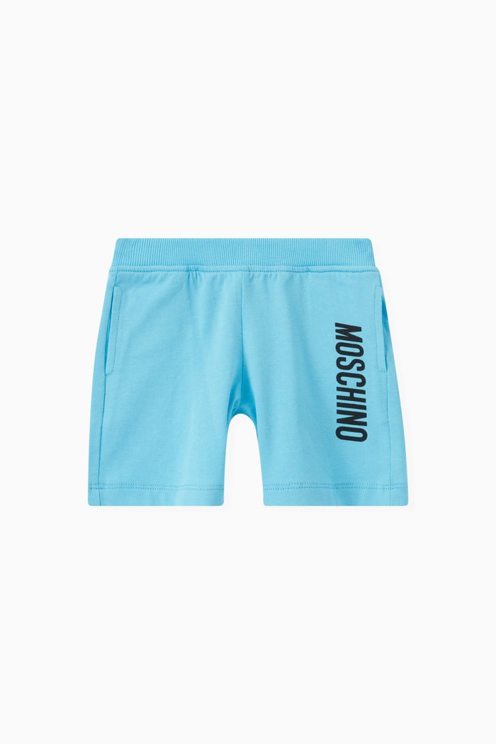 

Logo Shorts in Cotton, Blue