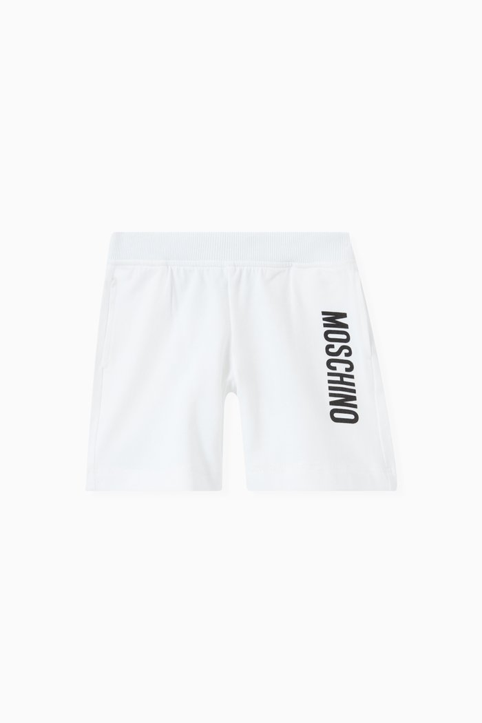 

Logo Shorts in Cotton, White