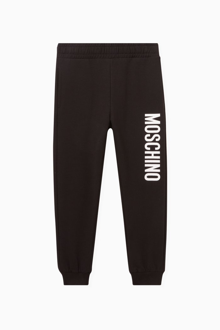 

Logo Print Sweatpants in Cotton, Black