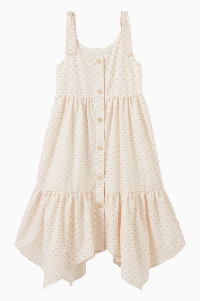 

Tiered Long Dress, Neutral