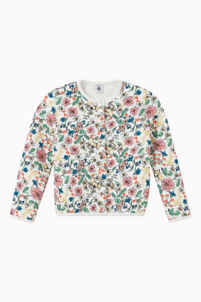 

Tube Knit Cardigan in Cotton, Multicolour