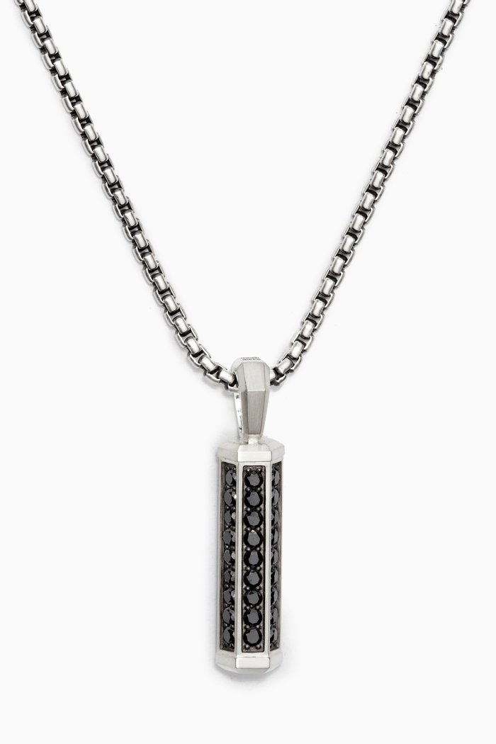 

Hex Amulet Diamond Necklace in Sterling Silver