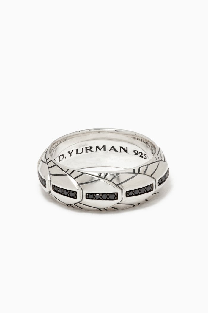 

Empire Diamond Band Ring in Sterling Silver