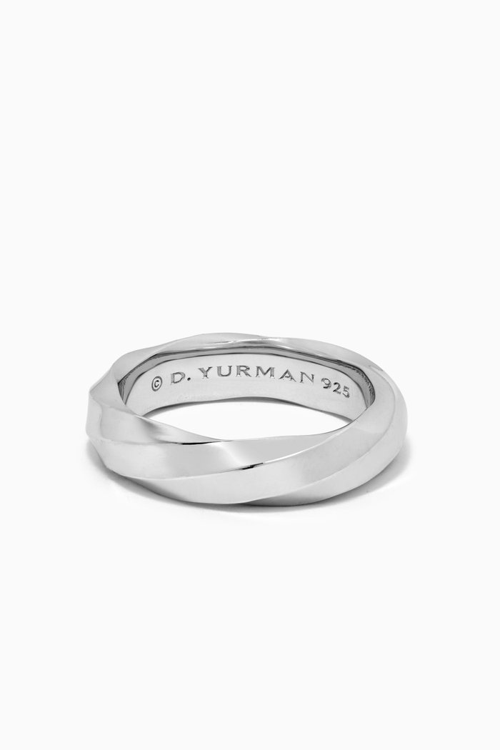 

Cable Edge™ Band Ring in Recycled Sterling Silver