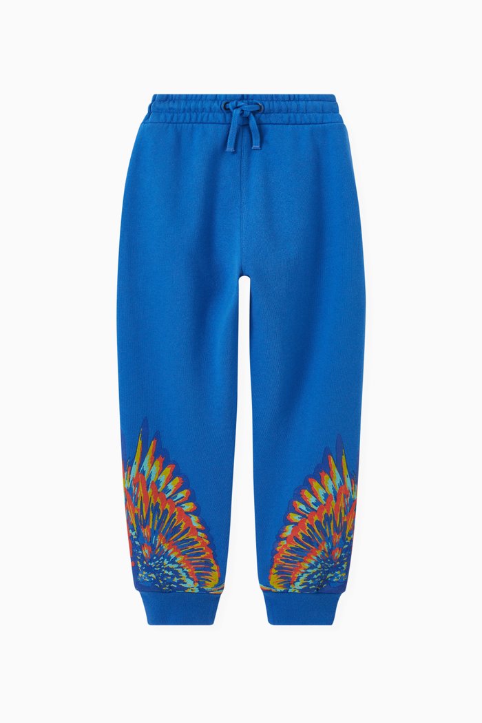 

Tempera Wings Sweatpants in Cotton Blend, Blue