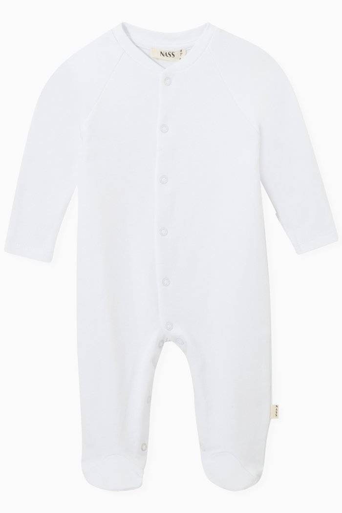 

Rayyan Pyjamas in Organic Cotton, White