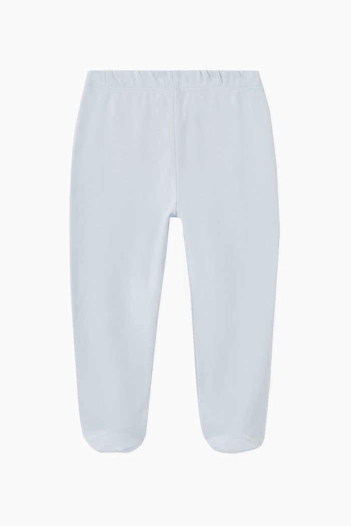 

Noor Leggings in Cotton Jersey, Blue