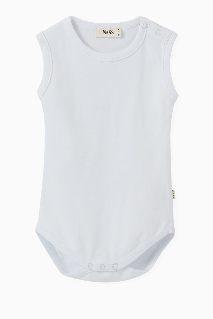 

Bayan Bodysuit in Organic Cotton Jersey, Neutral