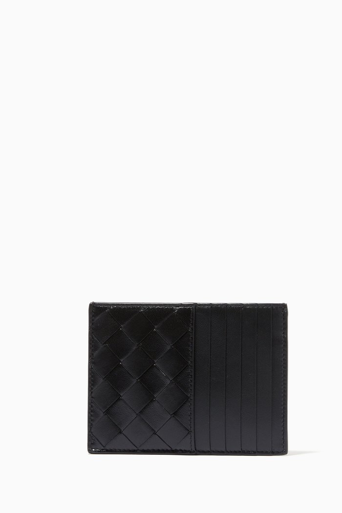 

Card Case in Intrecciato Nappa, Black