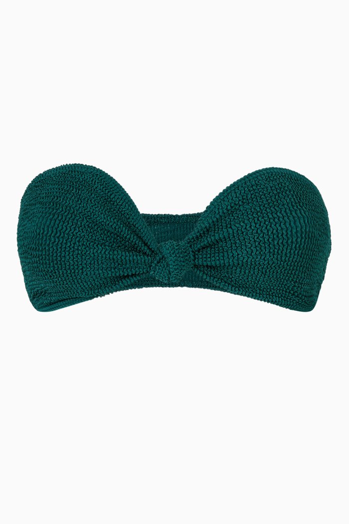 

Sahara Bandeau Bikini Top, Green