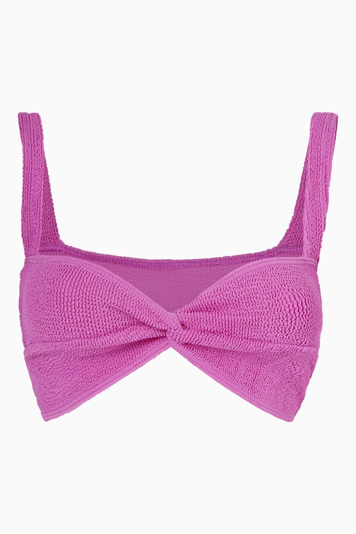 

Candice Crop Eco Bikini Top, Purple