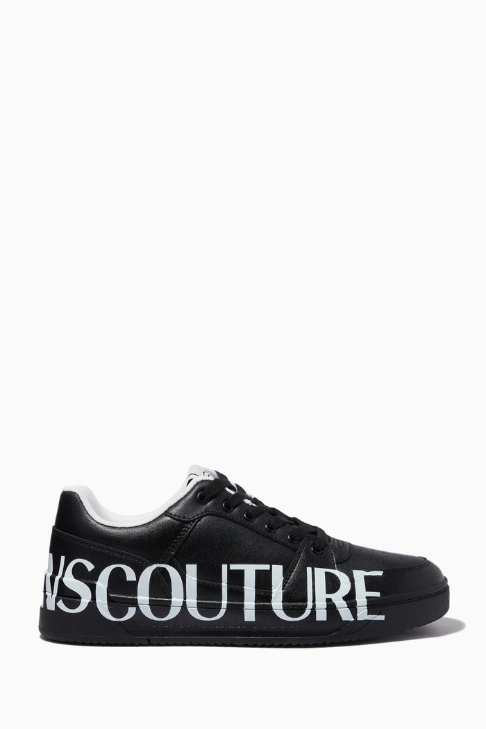 

Starlight Logo Sneakers in Leather, Black