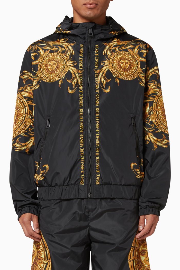 

Baroque Sun Jacket in Nylon, Black