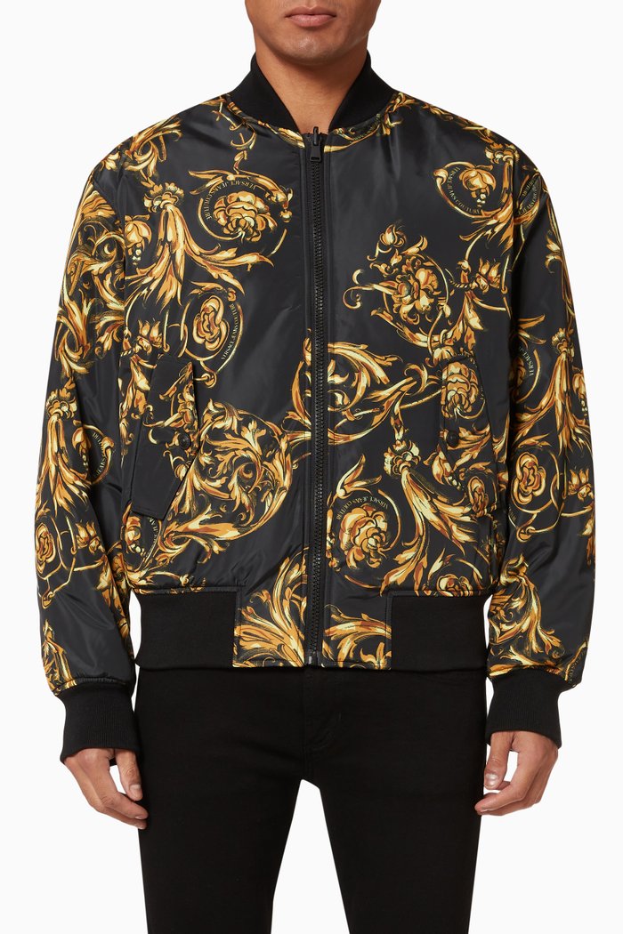 

Baroque Bomber Jacket, Black