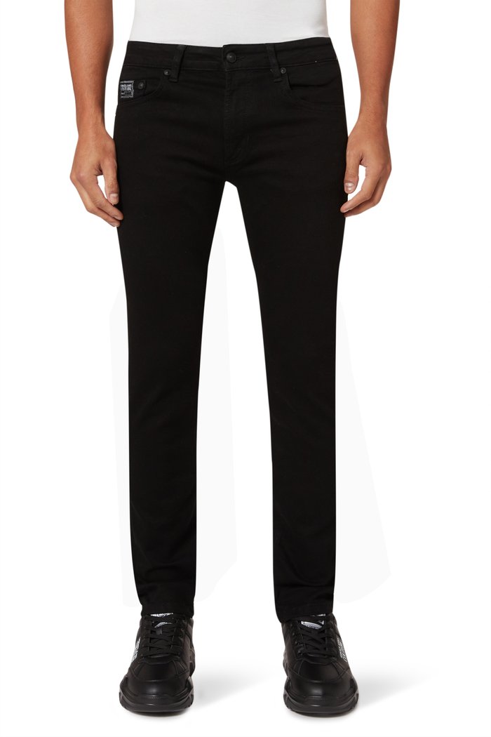 

Jeans Pants in Cotton, Black