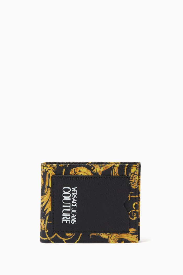 

Regalia Baroque Wallet in Leather, Black