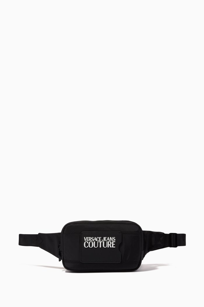Logo Belt Bag, Black
