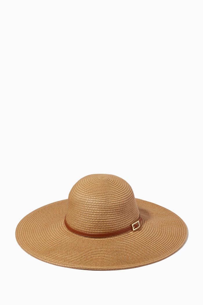 

Jemima Hat in Woven Paper, Neutral